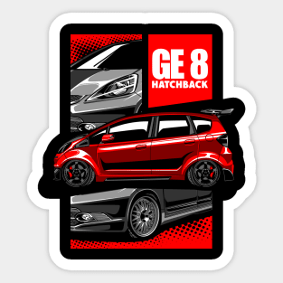 Honda GE 8 Jazz Fit Sticker